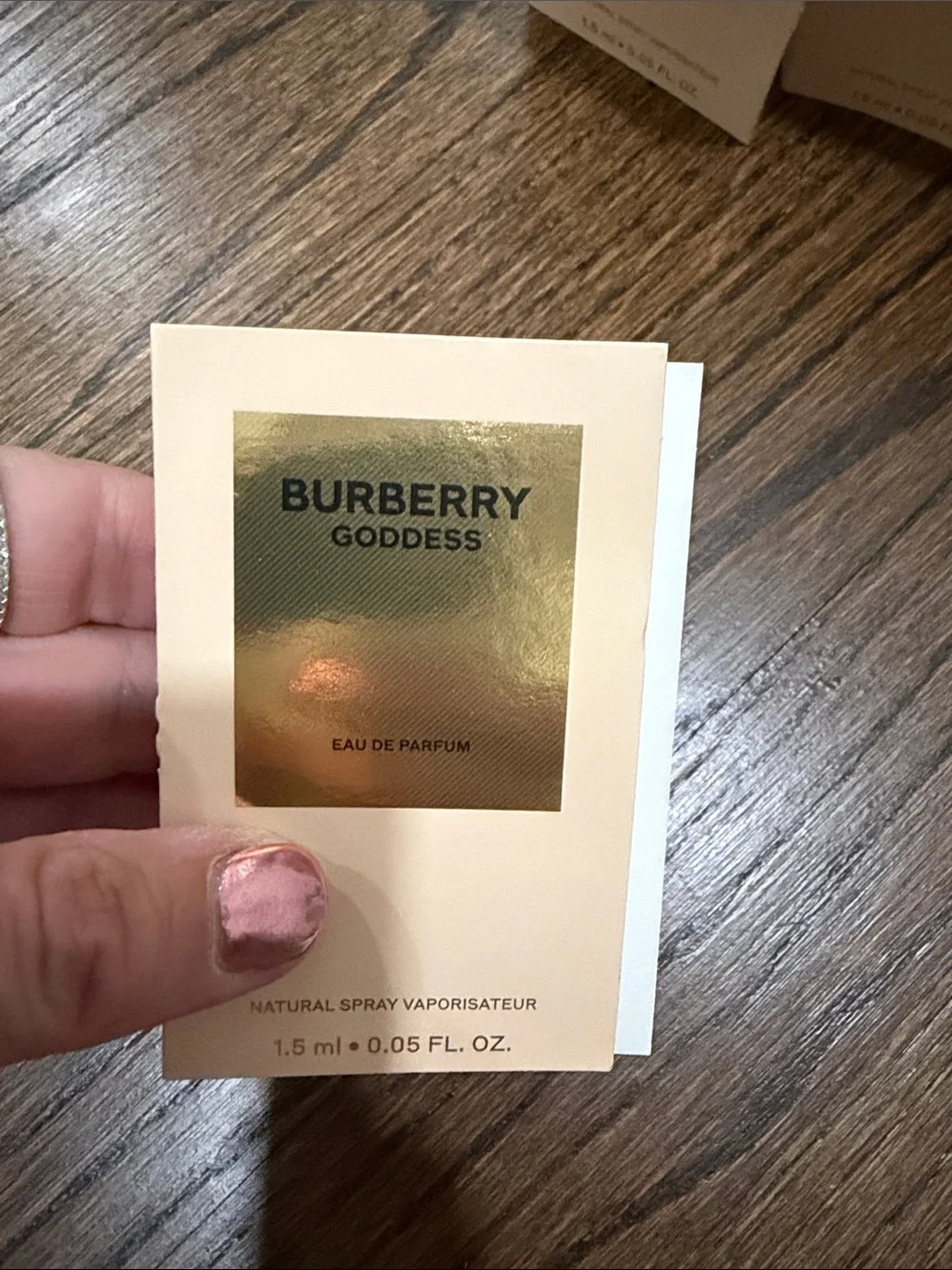 Burberry Goddess set of 5 samples